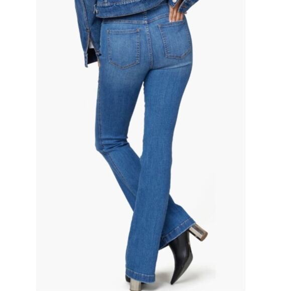 Spanx Jeans Womens XL High Rise EveryWear Flare Pull On Stretch Tall Comfort - Picture 2 of 11